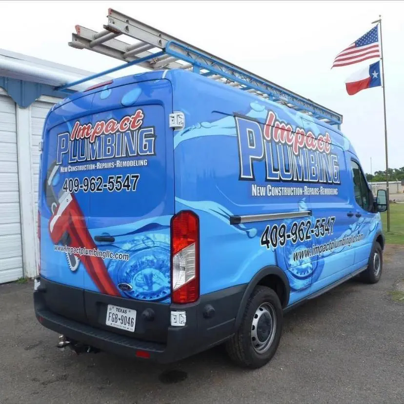 Impact Plumbing service van